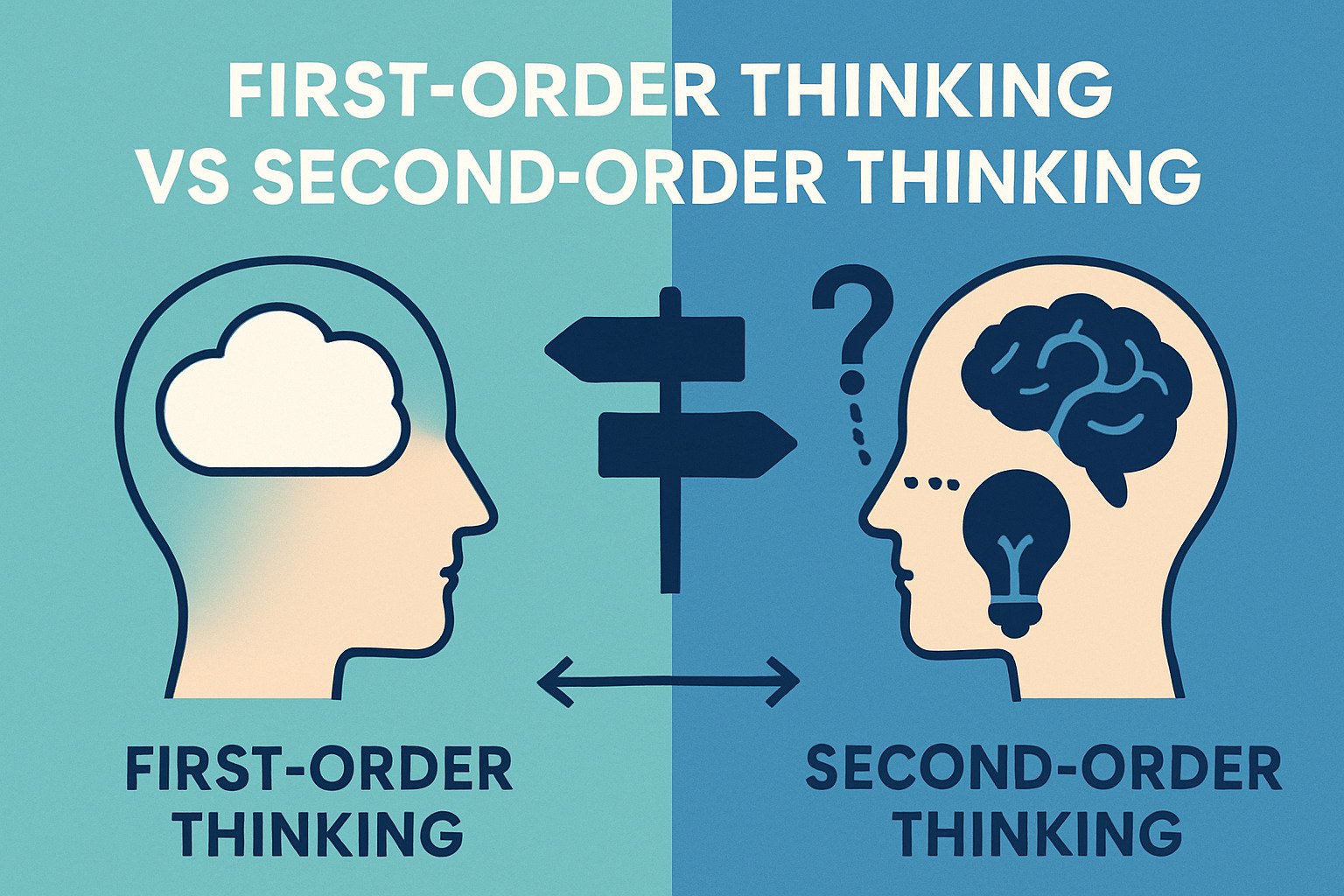 first order thinking vs second order thinking featured image