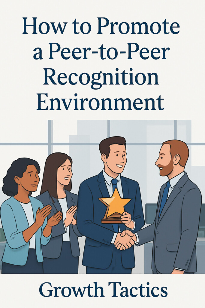 how to promote a peer to peer recognition environment pin