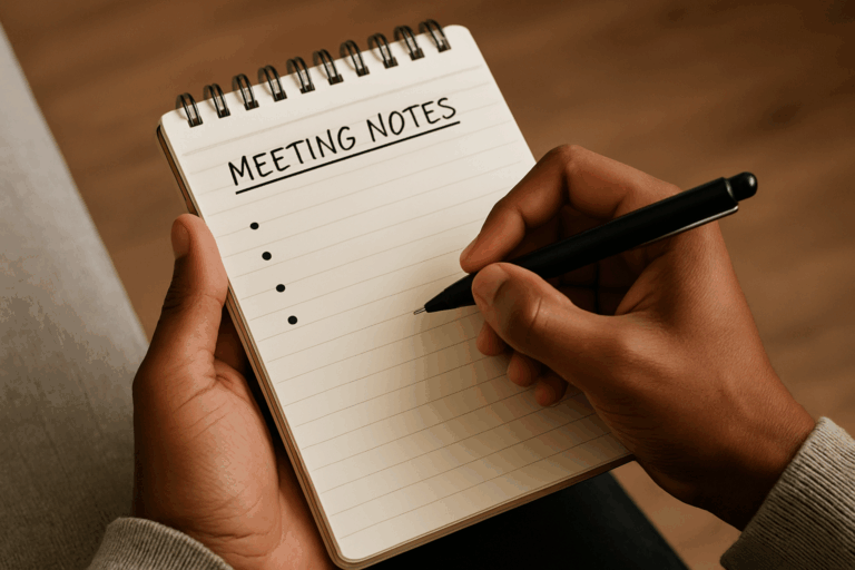 meeting notes featured image