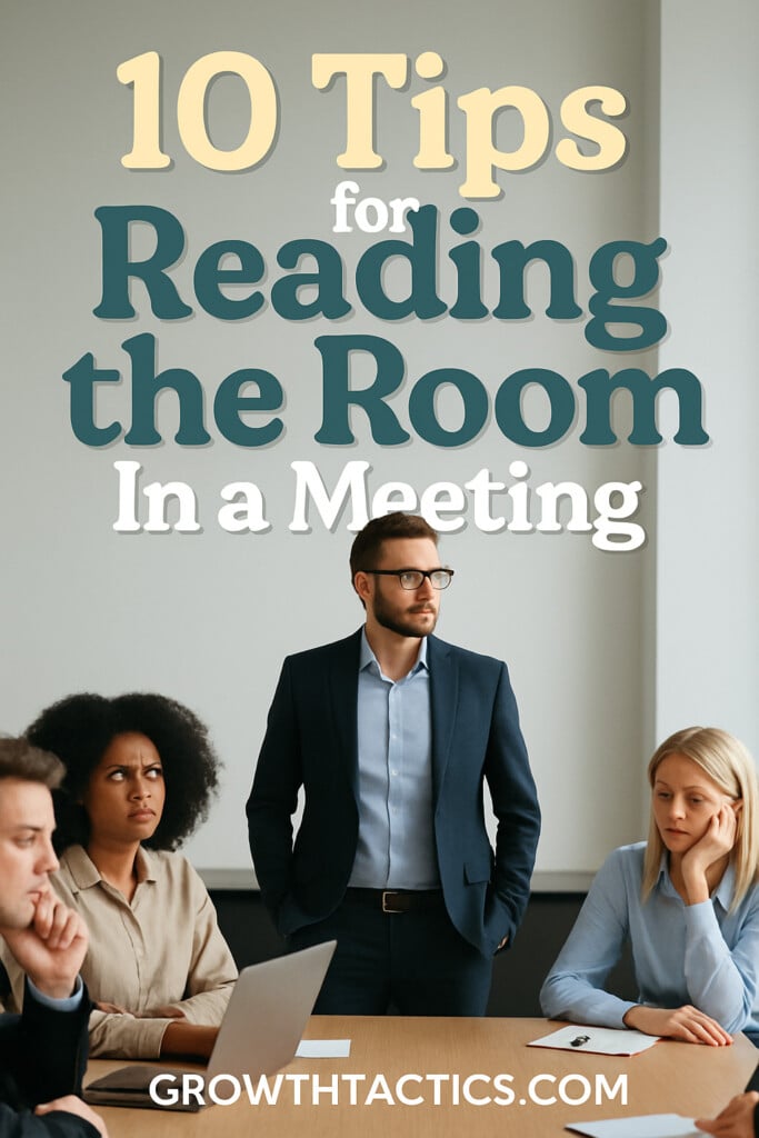 10 tips for reading the room in a meeting pin