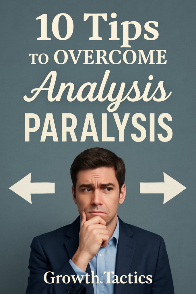 10 tips to overcome analysis paralysis pin