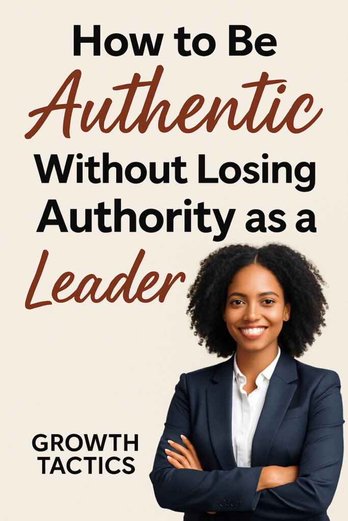 how to be authentic without losing authority pin
