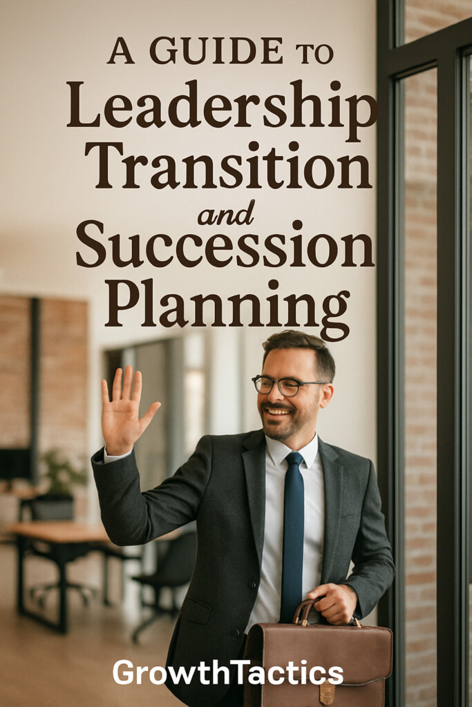a guide to leadership transition and succession planning pin